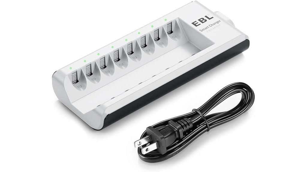 eight bay battery charger