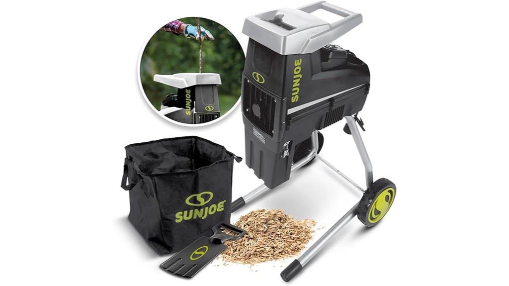 electric 15 amp yard waste shredder