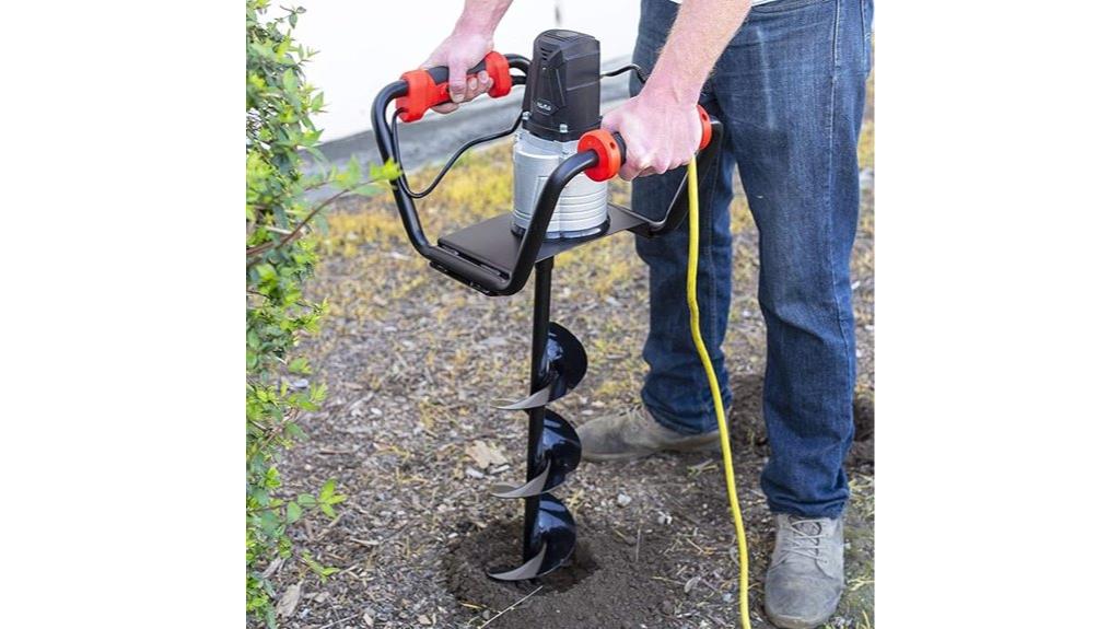 electric post hole digger