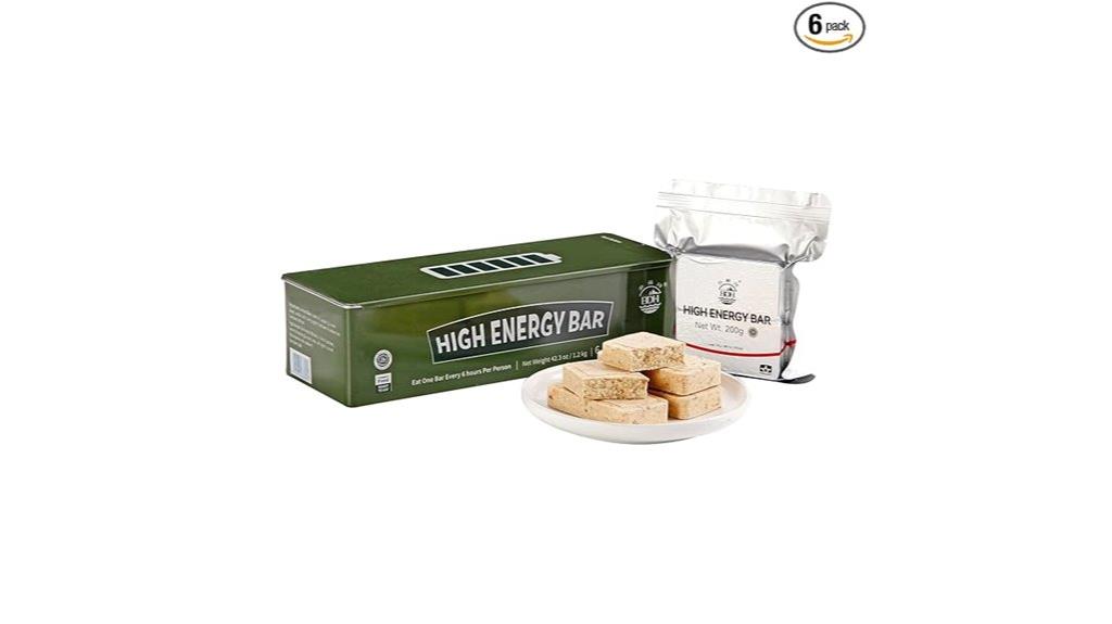 emergency food in tin