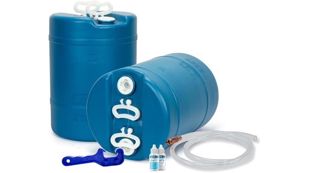 fifteen gallon water barrel
