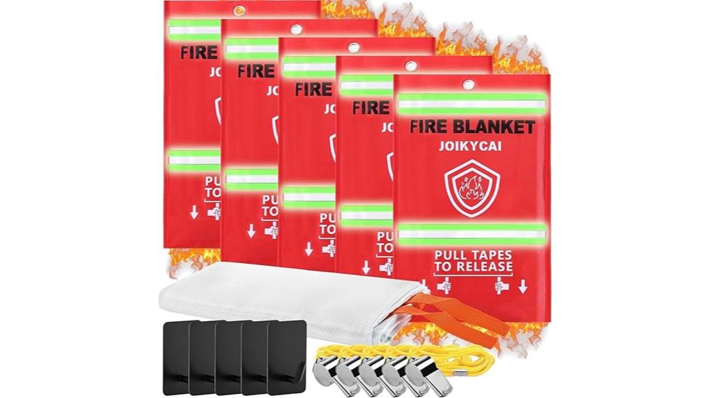 fire blanket set for home