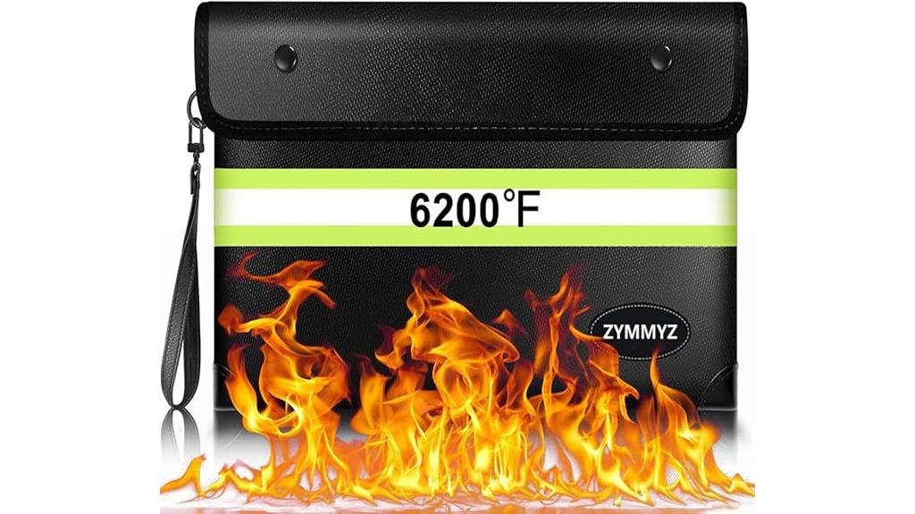 fireproof cash and document bag