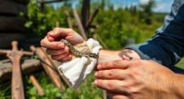 first aid for snake stings