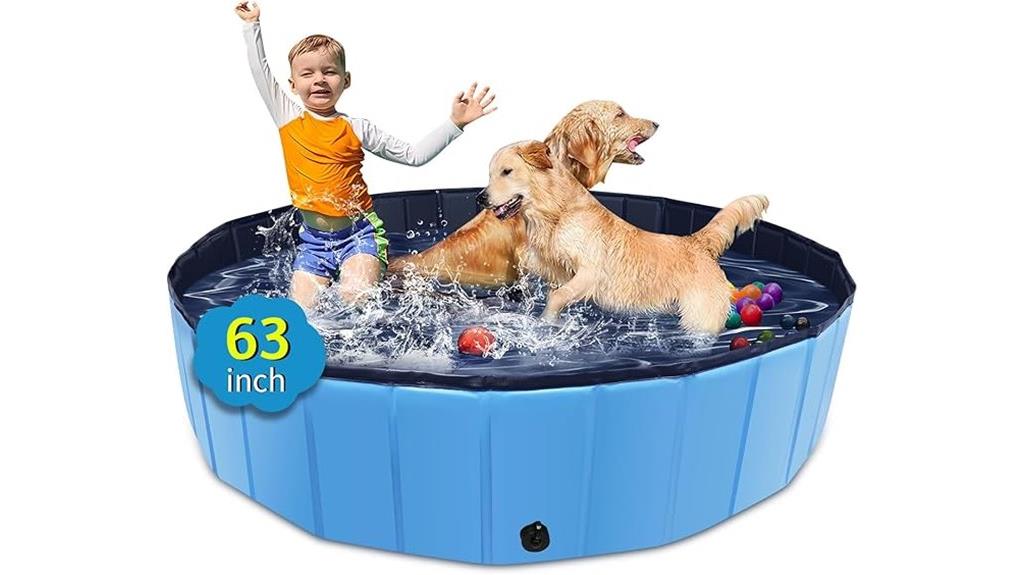 foldable 63 inch kiddie pool