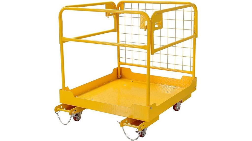 forklift work platform cage