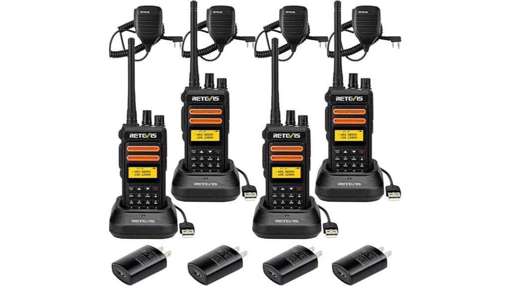 four pack two way radios