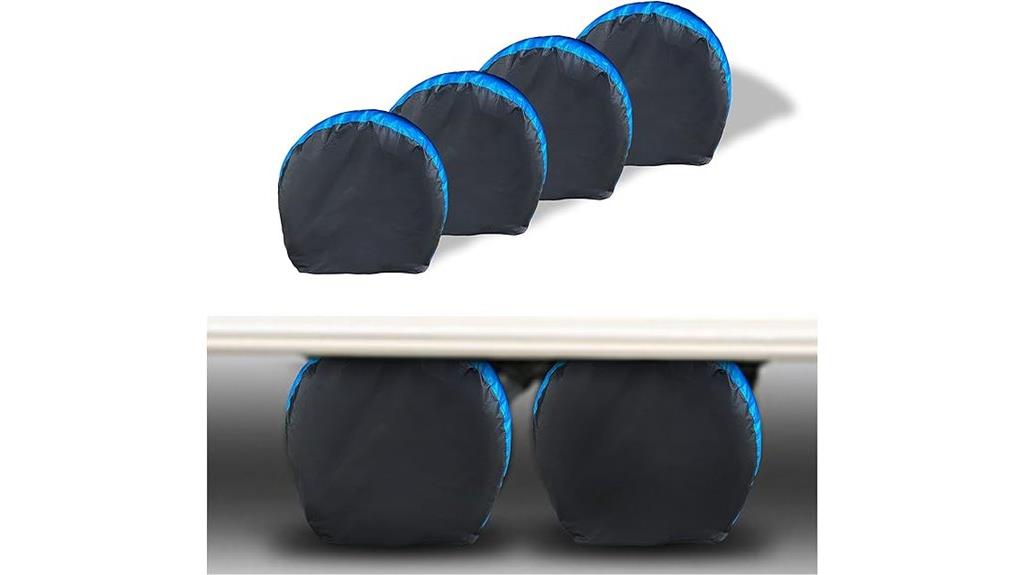 four tire covers pack