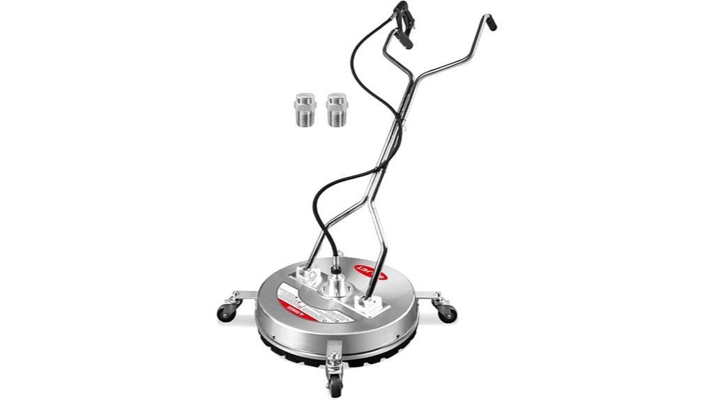 four wheel surface cleaner