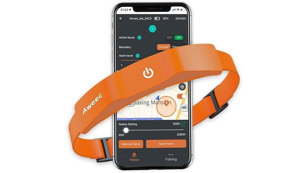 gps dog fence with app