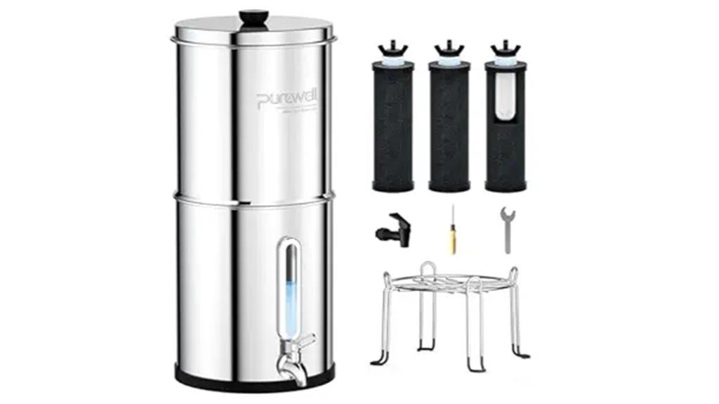 gravity fed water filtration