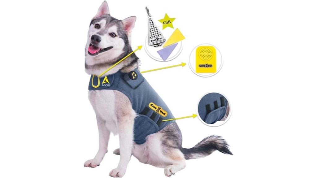 gray xxs anxiety vest