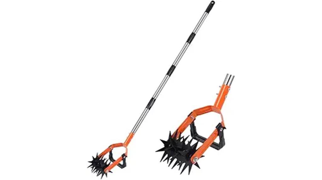 handheld gardening tiller