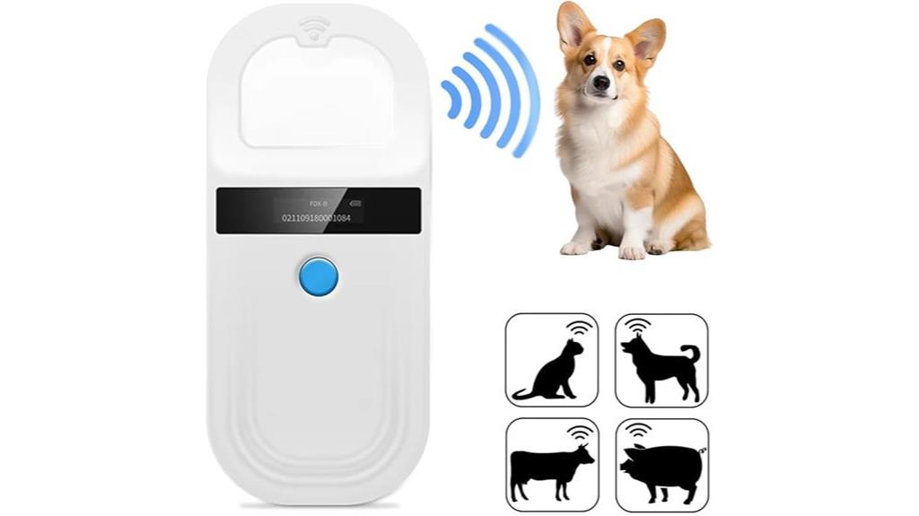 handheld pet microchip scanner