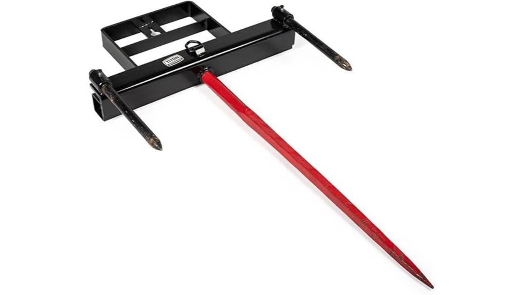 hay bale spear stabilizer