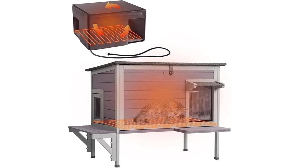 heated outdoor cat shelter