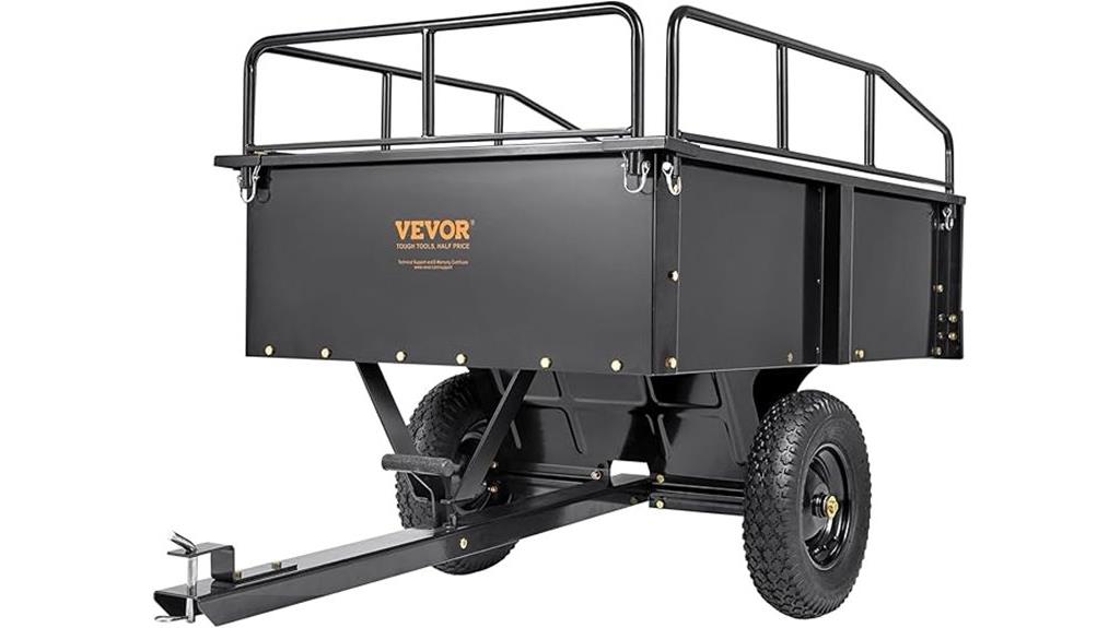 heavy duty atv dump cart