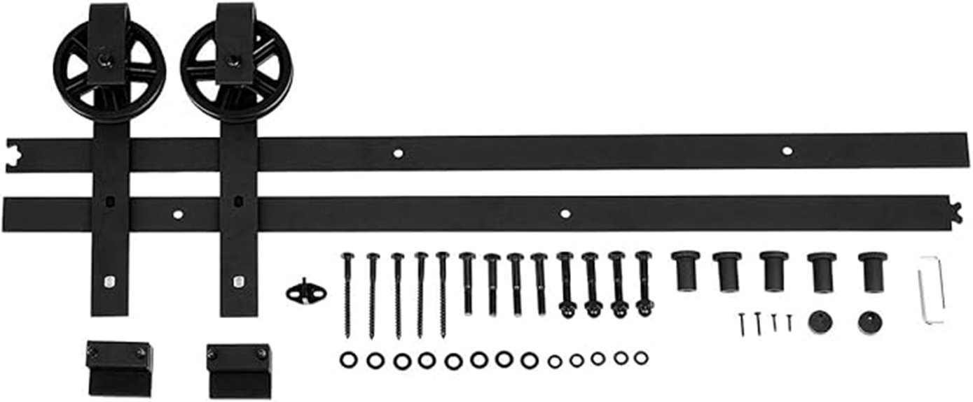 heavy duty barn door hardware