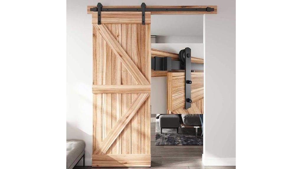 heavy duty barn door kit