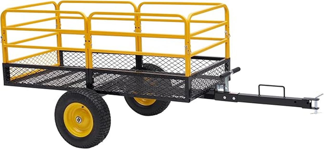 heavy duty garden trailer