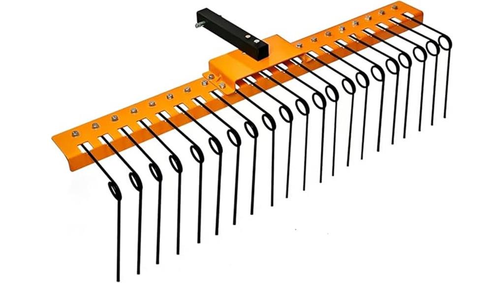 heavy duty pine straw rake