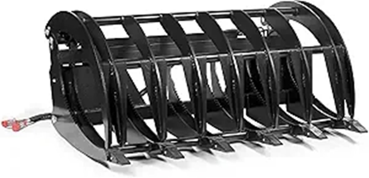 heavy duty root grapple