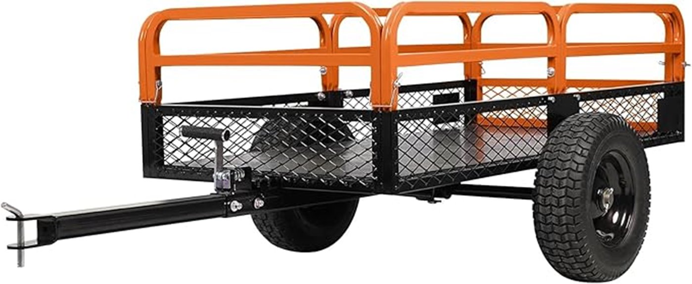 heavy duty steel dump trailer