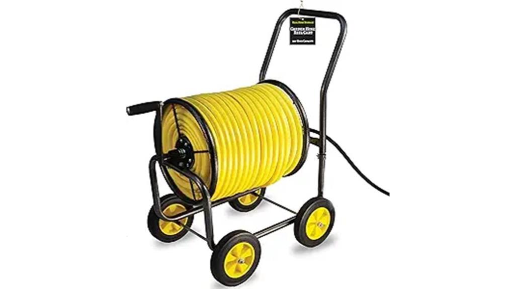heavy duty wheeled hose cart