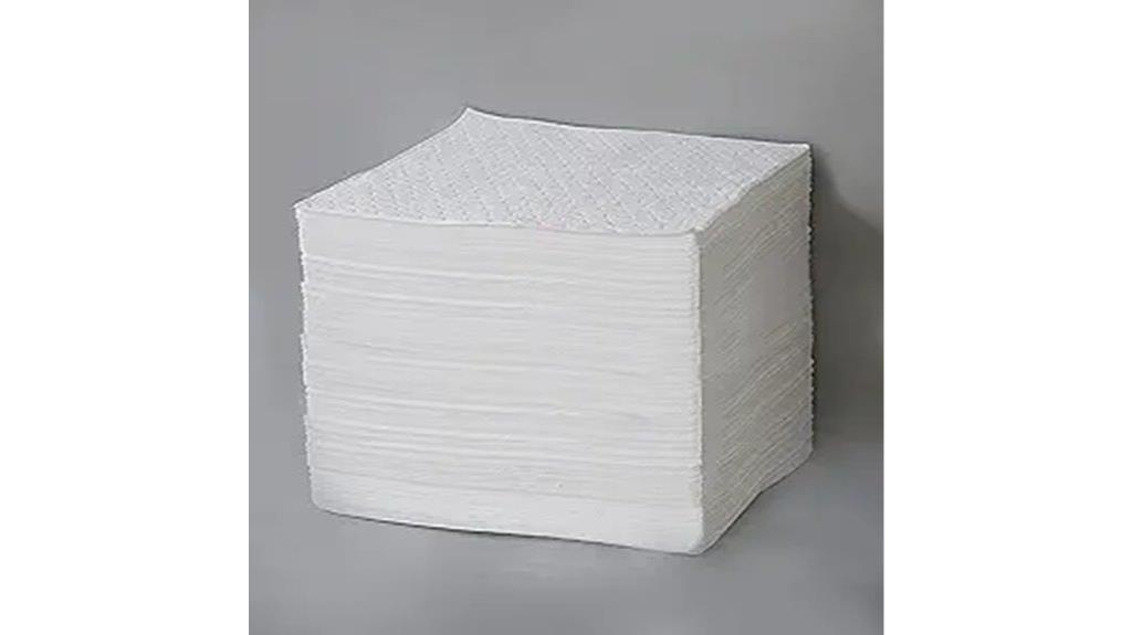 heavyweight oil absorbent pads