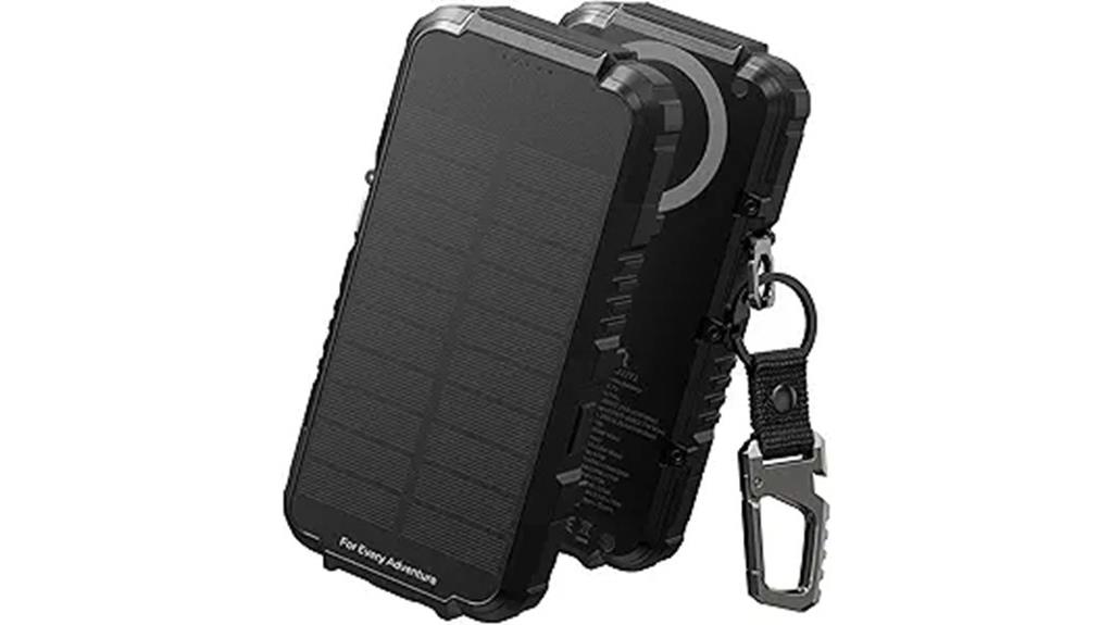 high capacity solar power bank