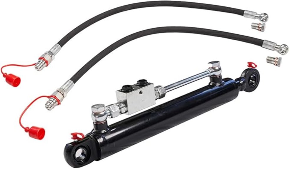 hydraulic top link with lock