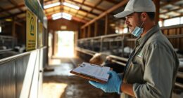 implement comprehensive farm biosecurity