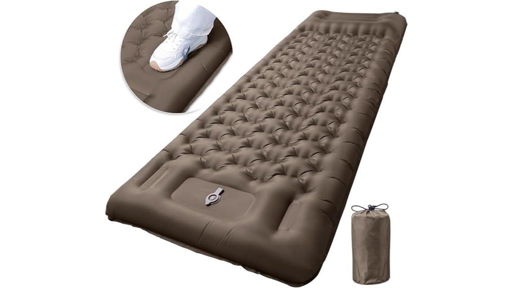 inflatable camping sleeping pad