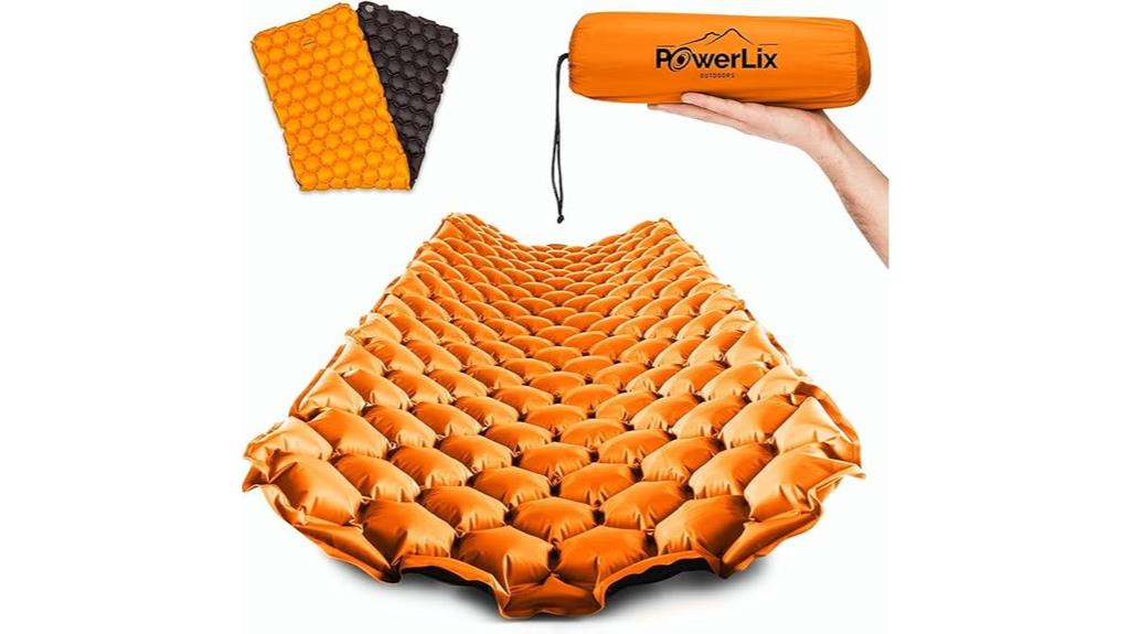 inflatable camping sleeping pad
