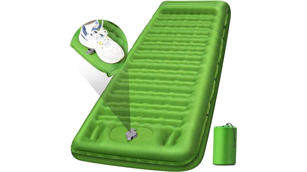 inflatable thick camping pad