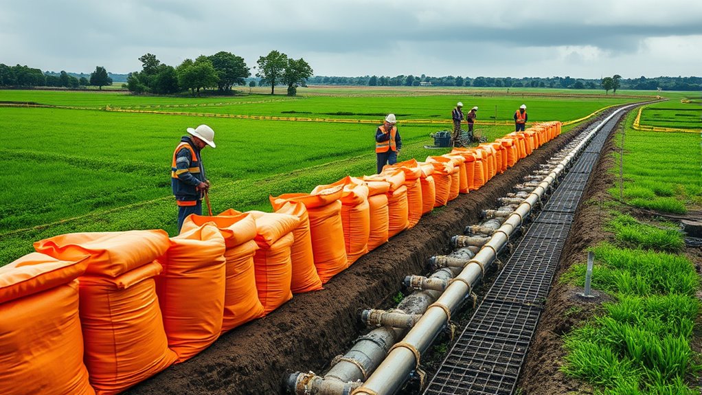 install proper drainage systems