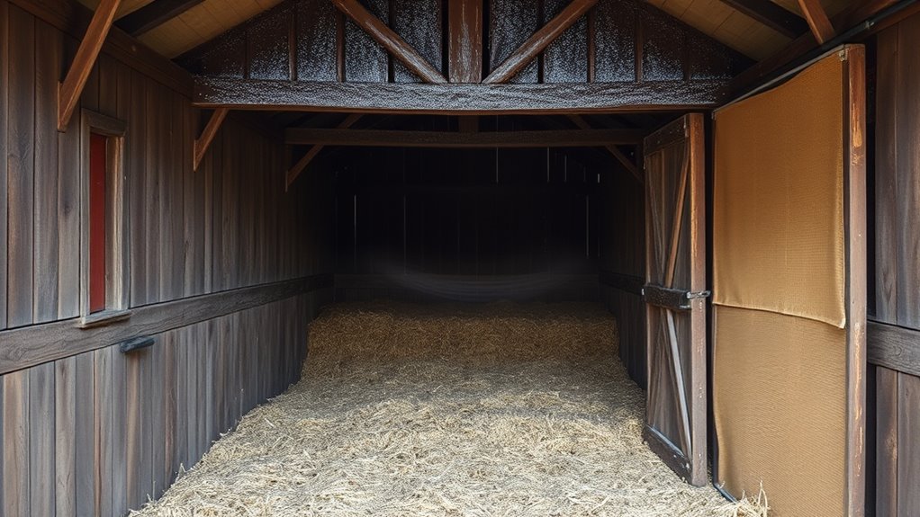 insulate and bed barns