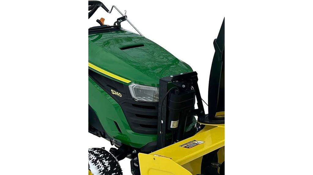 john deere snow blower lift