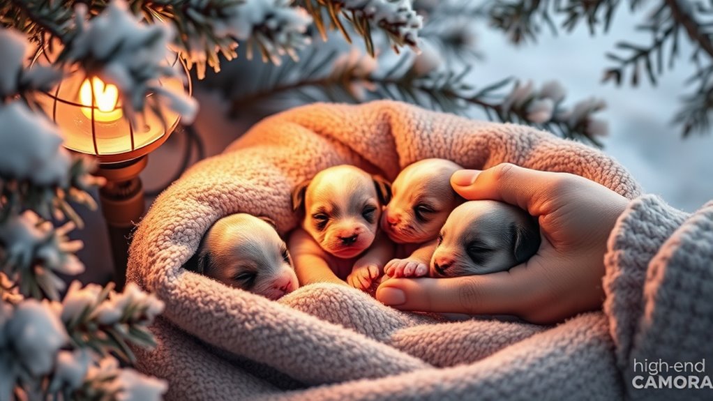 keep newborns warm outdoors