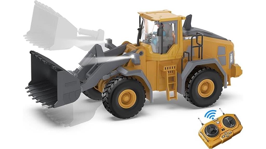 kids 9 channel rc loader