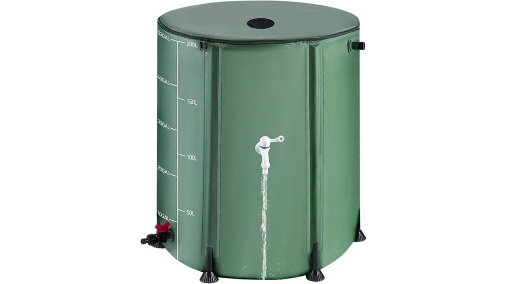 large collapsible rain barrel