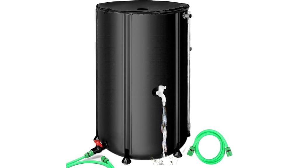 large collapsible rain barrel