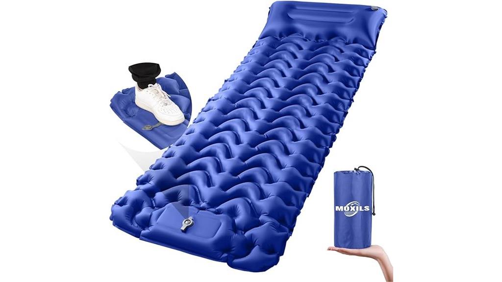 lightweight inflatable camping pad