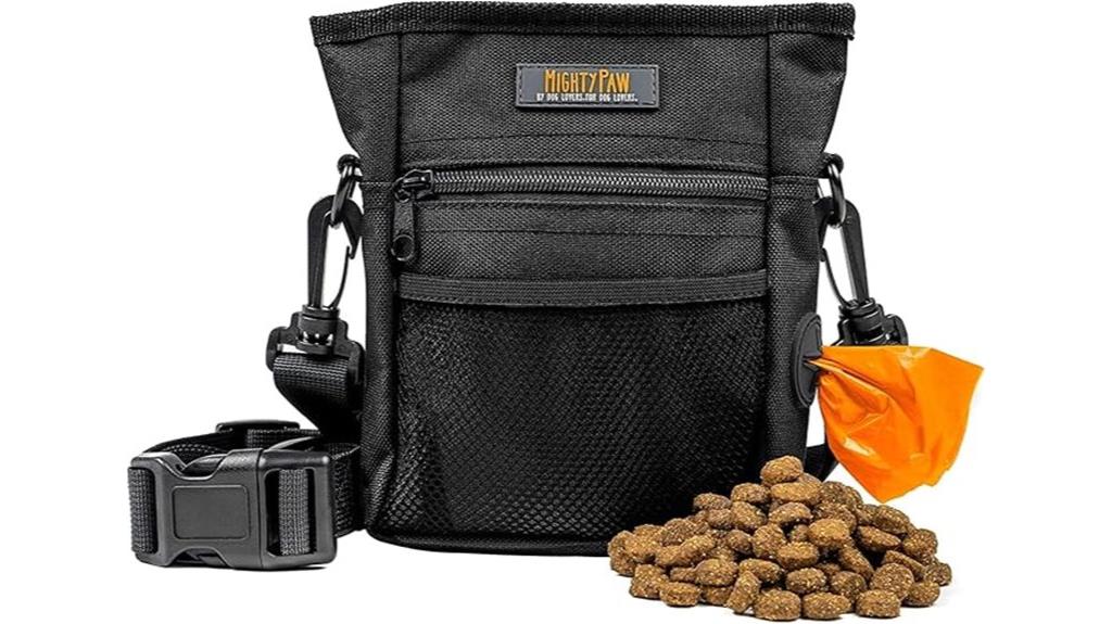 magnetic clasp dog treat pouch