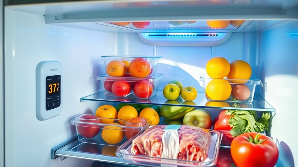 maintain consistent refrigerator temperatures