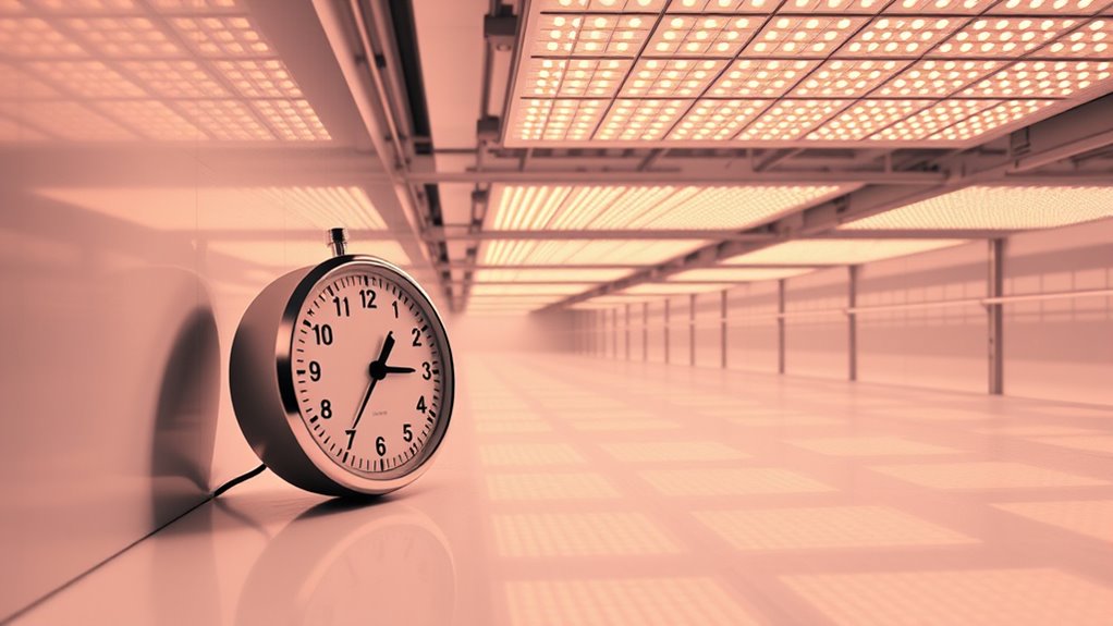 maintain steady lighting schedules