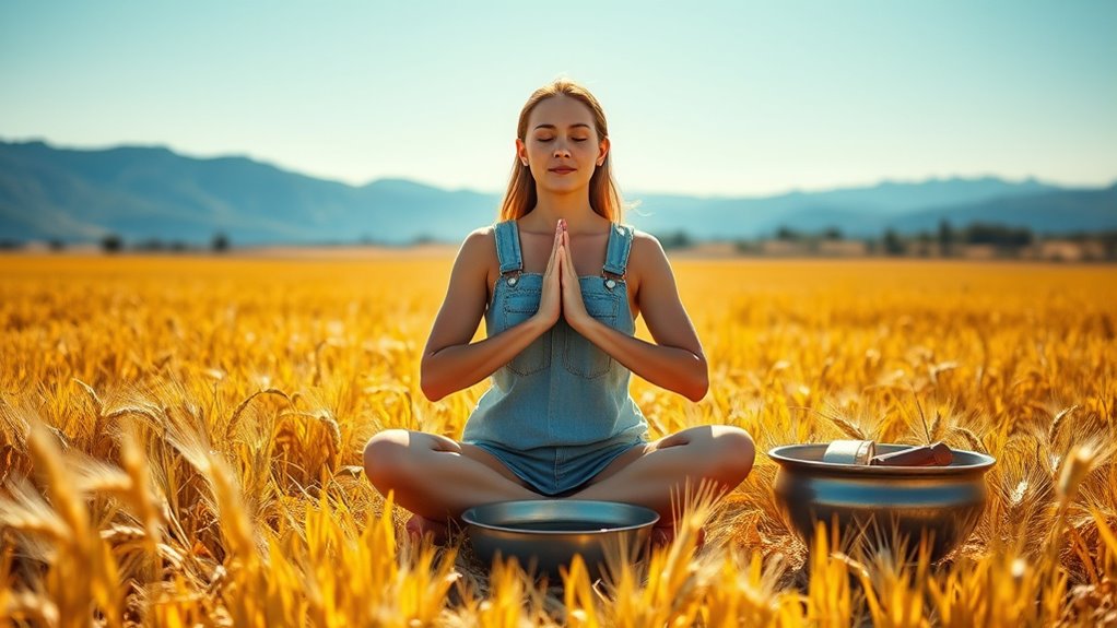 mindful breathing for calm