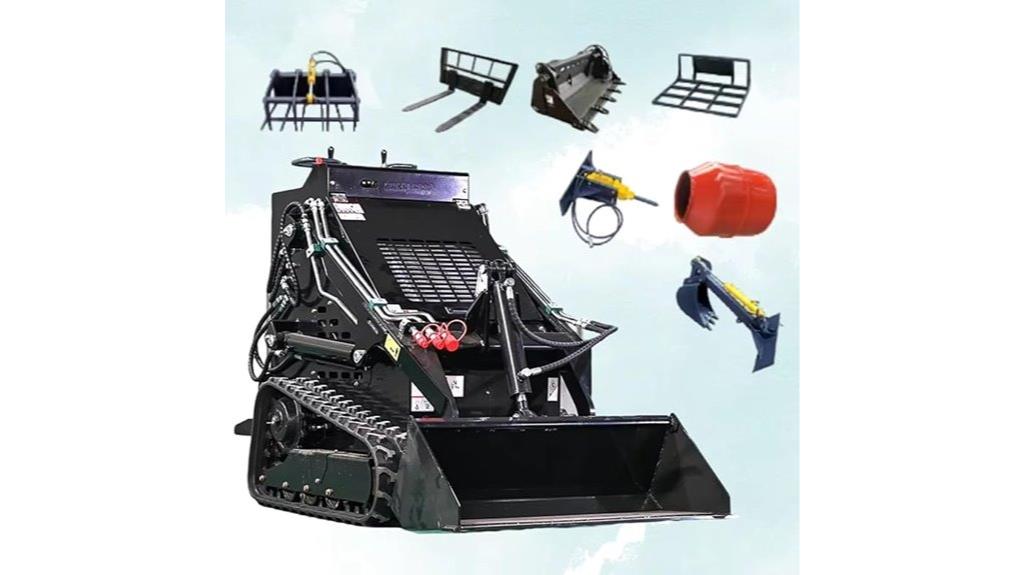 mini skid steer attachments