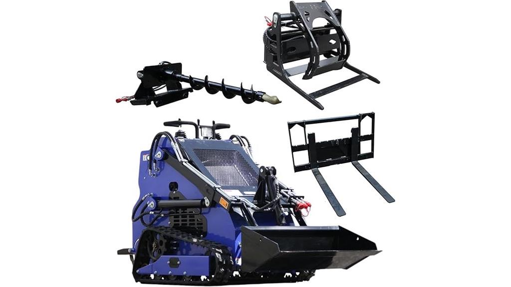mini skid steer radiator