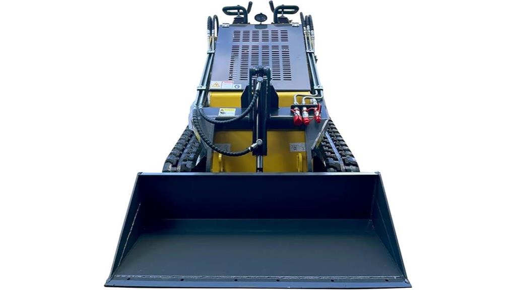 mini triangular track loader
